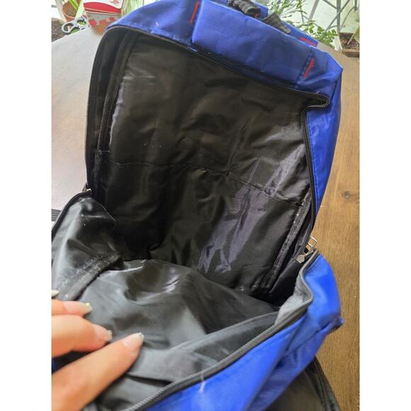 Blue Laptop Backpack with USB Port Lightweight Travel/School Bag - Picture 13 of 16